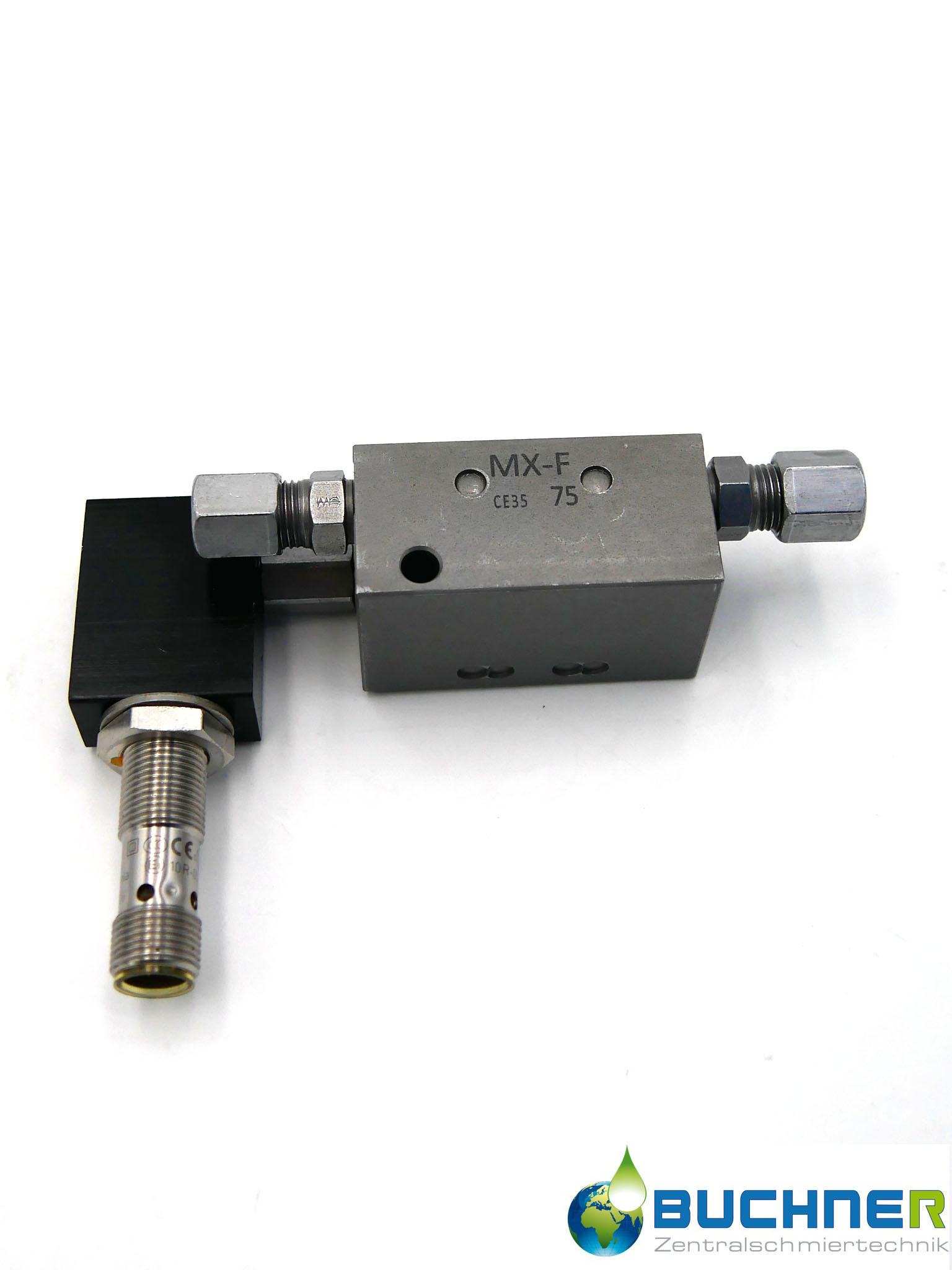 Endelement MX-F mit Näherungsschalter M12x1